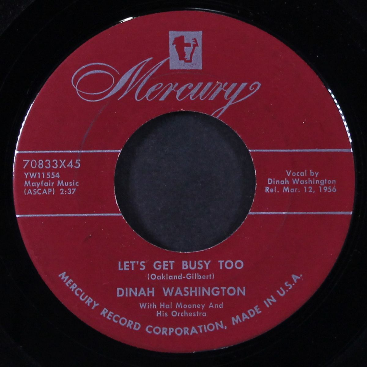 let's get busy too by DINAH WASHINGTON