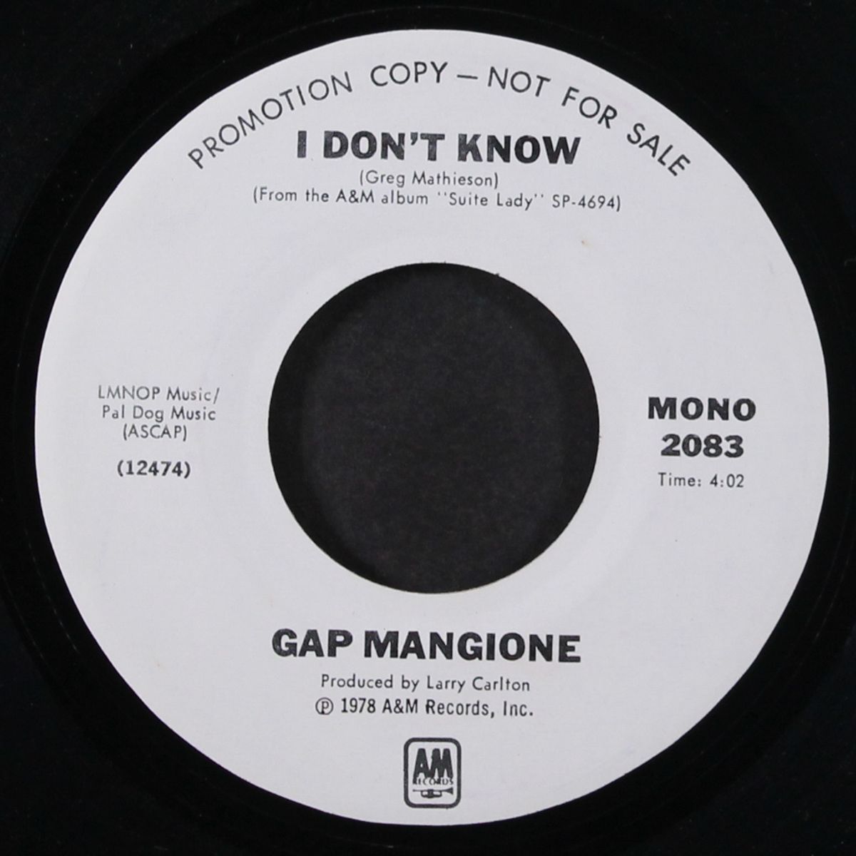 i don't know / mono by GAP MANGIONE