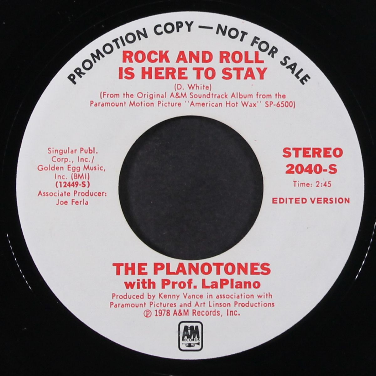 maybe / rock and roll is here to stay by DELIGHTS / PLANOTONES