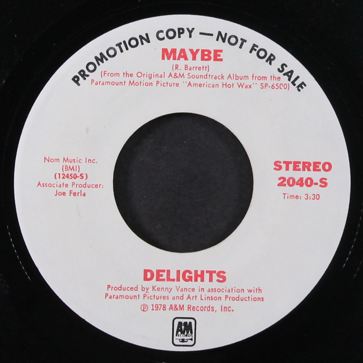 maybe / rock and roll is here to stay by DELIGHTS / PLANOTONES