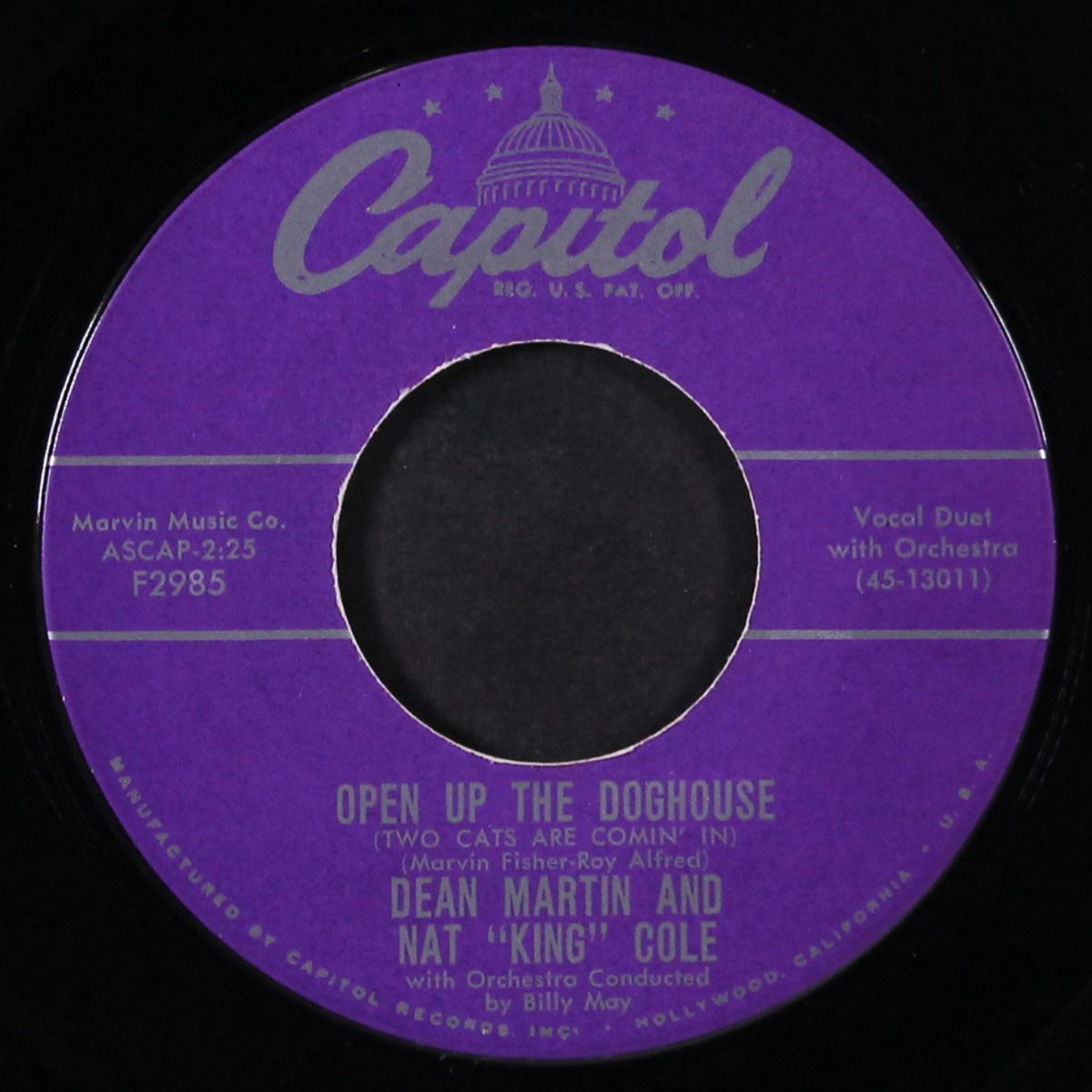 open up the doghouse by DEAN MARTIN & NAT KING COLE