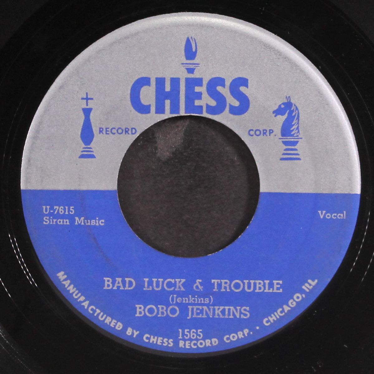 democrat blues / bad luck & trouble by BOBO JENKINS
