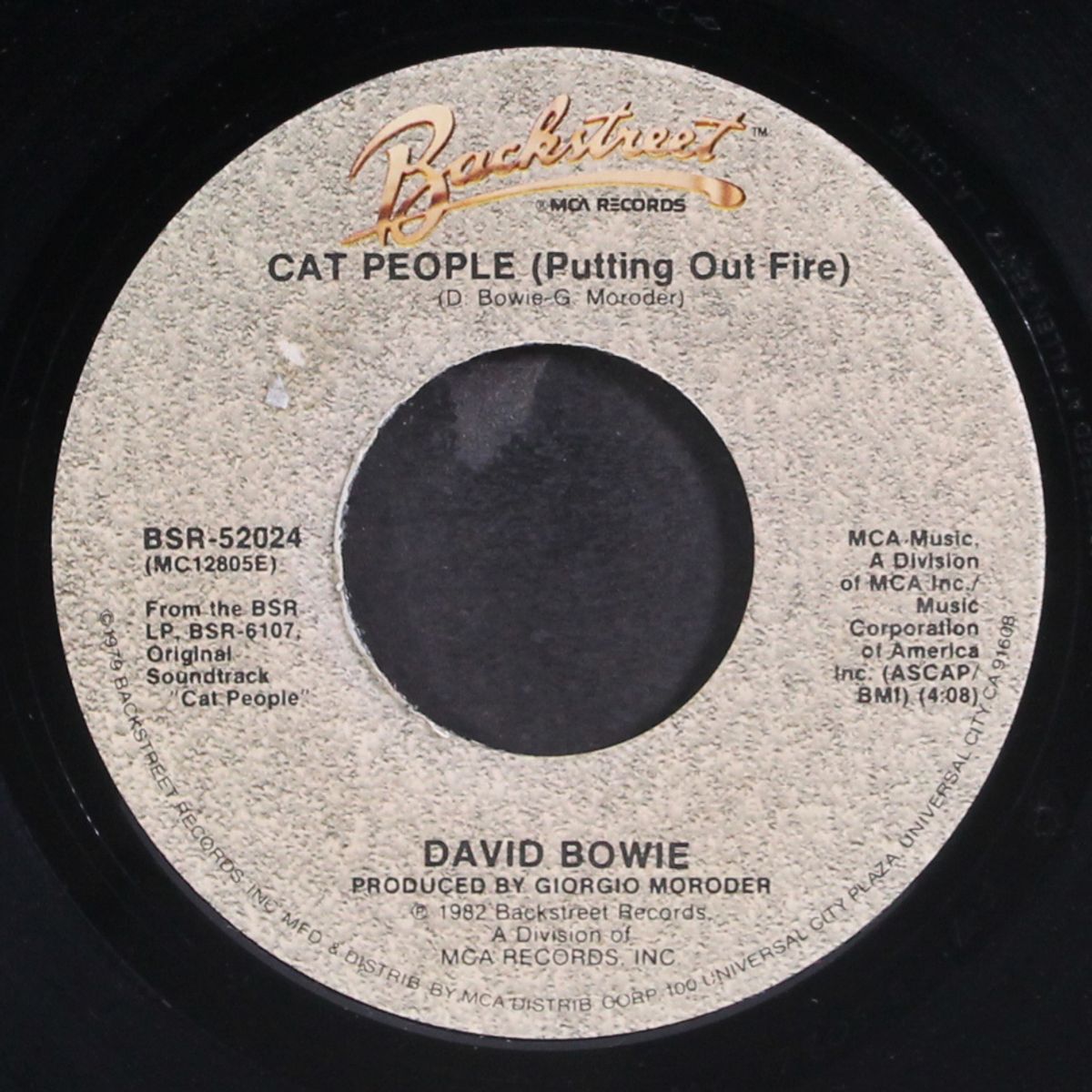 cat people (putting out fire) / paul's theme by DAVID BOWIE
