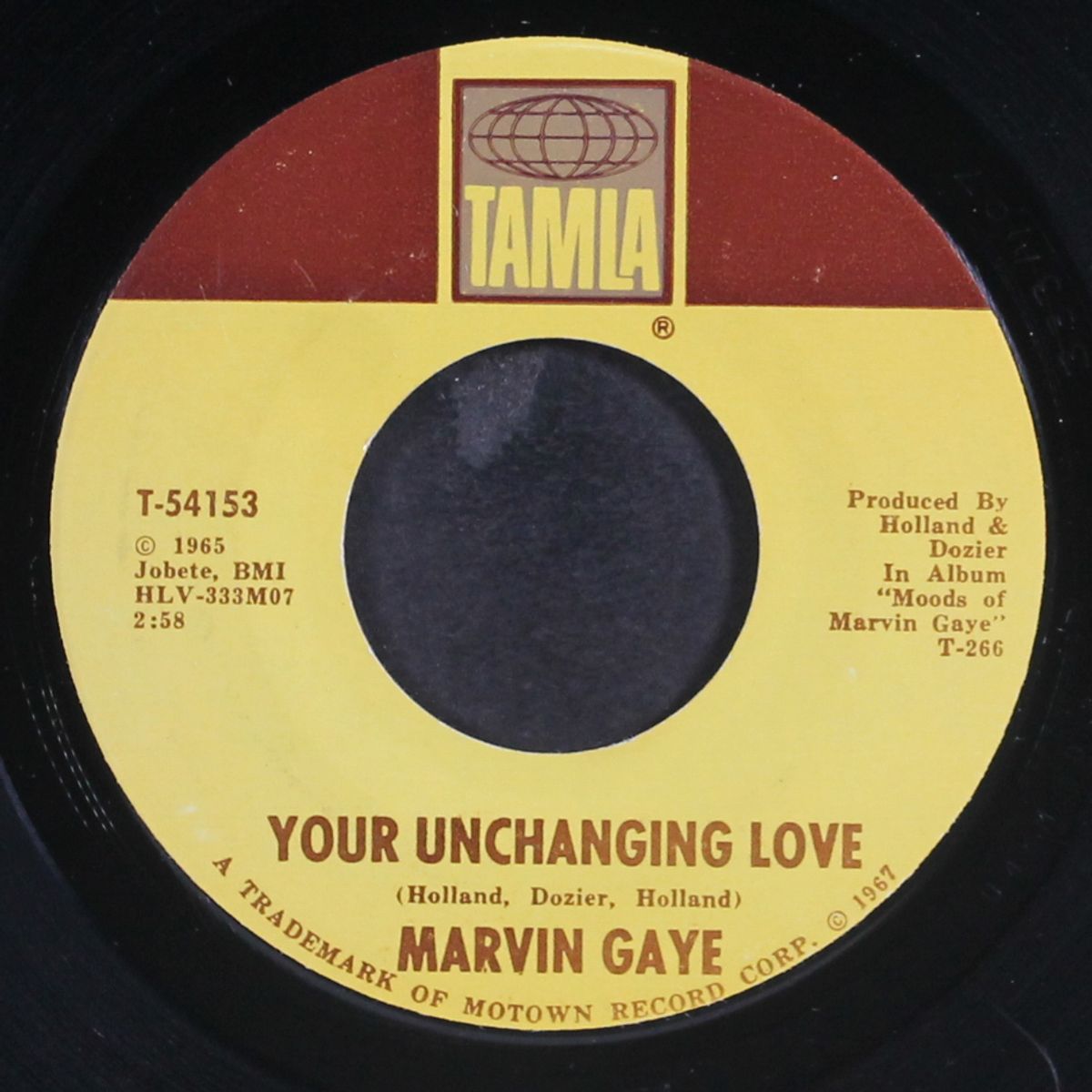 your unchanging love / i'll take care of you by MARVIN GAYE