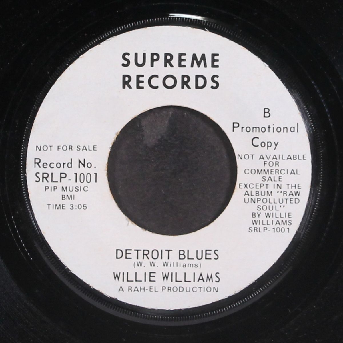 wine headed woman / detroit blues by WILLIE WILLIAMS