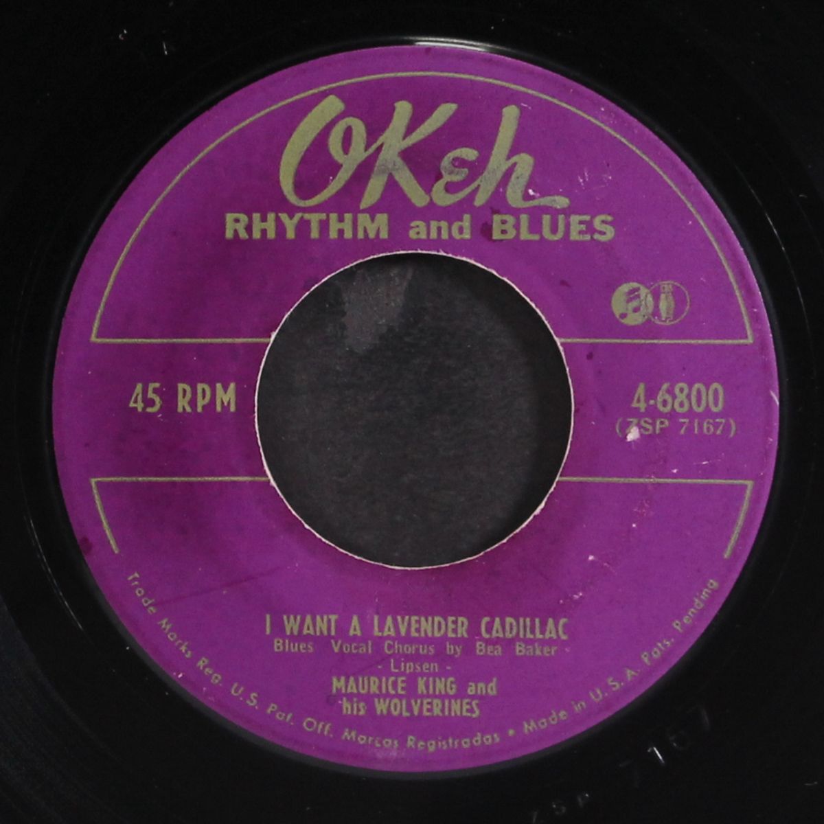 i want a lavender cadillac / spider's web by MAURICE KING