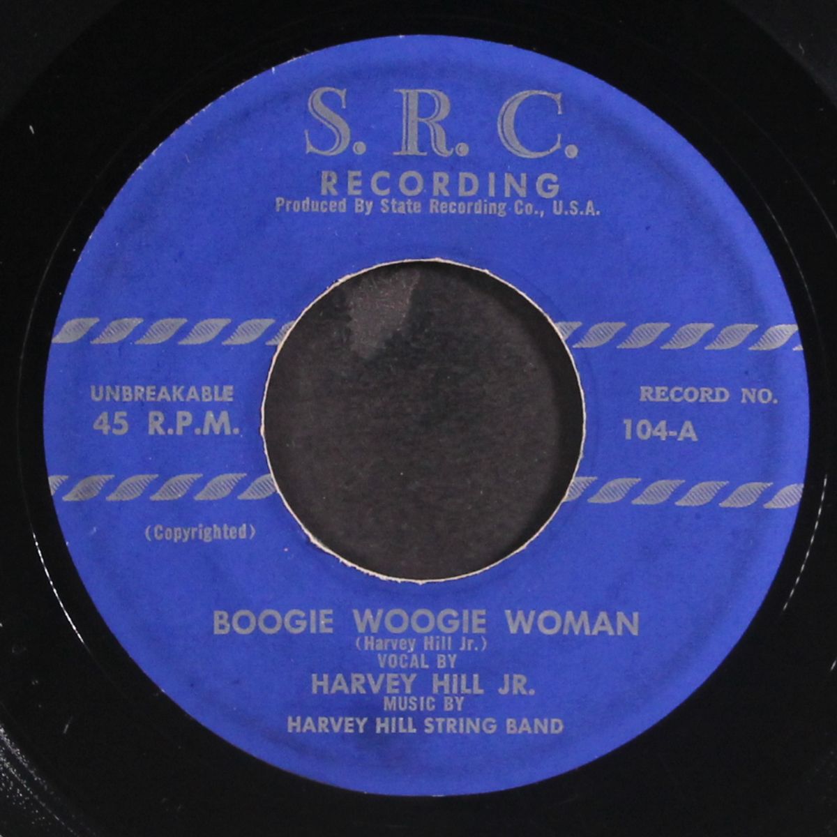 boogie woogie woman / she fool me by HARVEY HILL