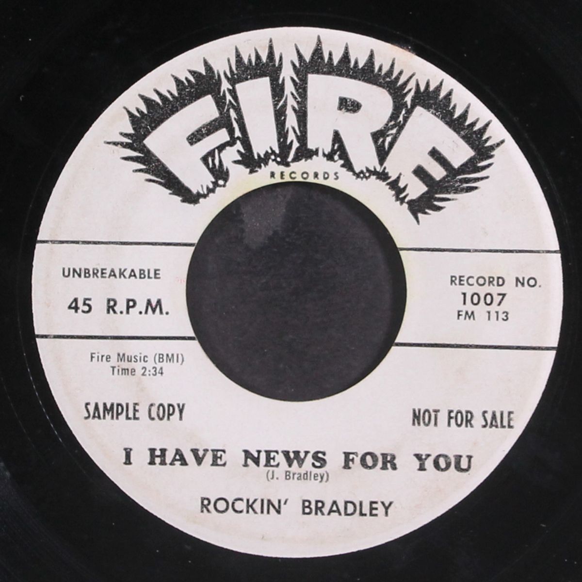 lookout / i have news for you by ROCKIN' BRADLEY