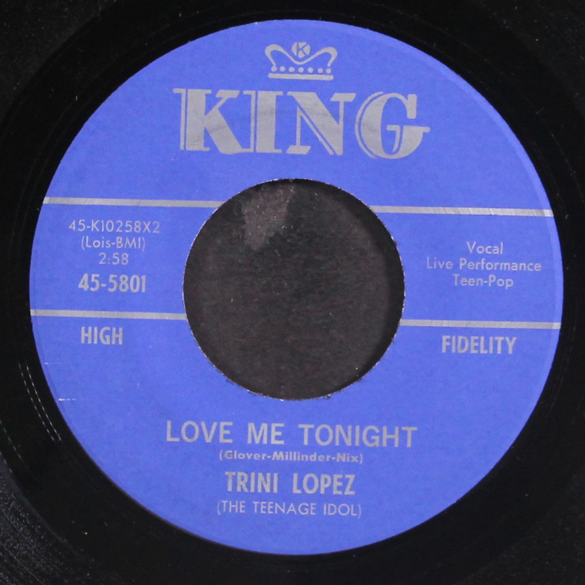 love me tonight / jeanie marie by TRINI LOPEZ