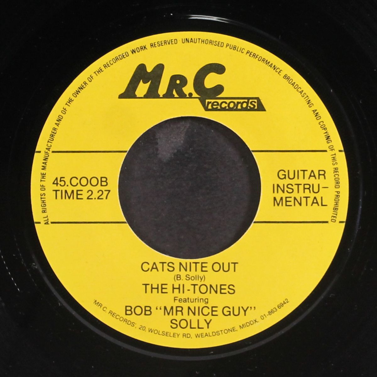 rock n' roll daddy-o / cats nite out by SHREVEPORT SAM / HI-TONES
