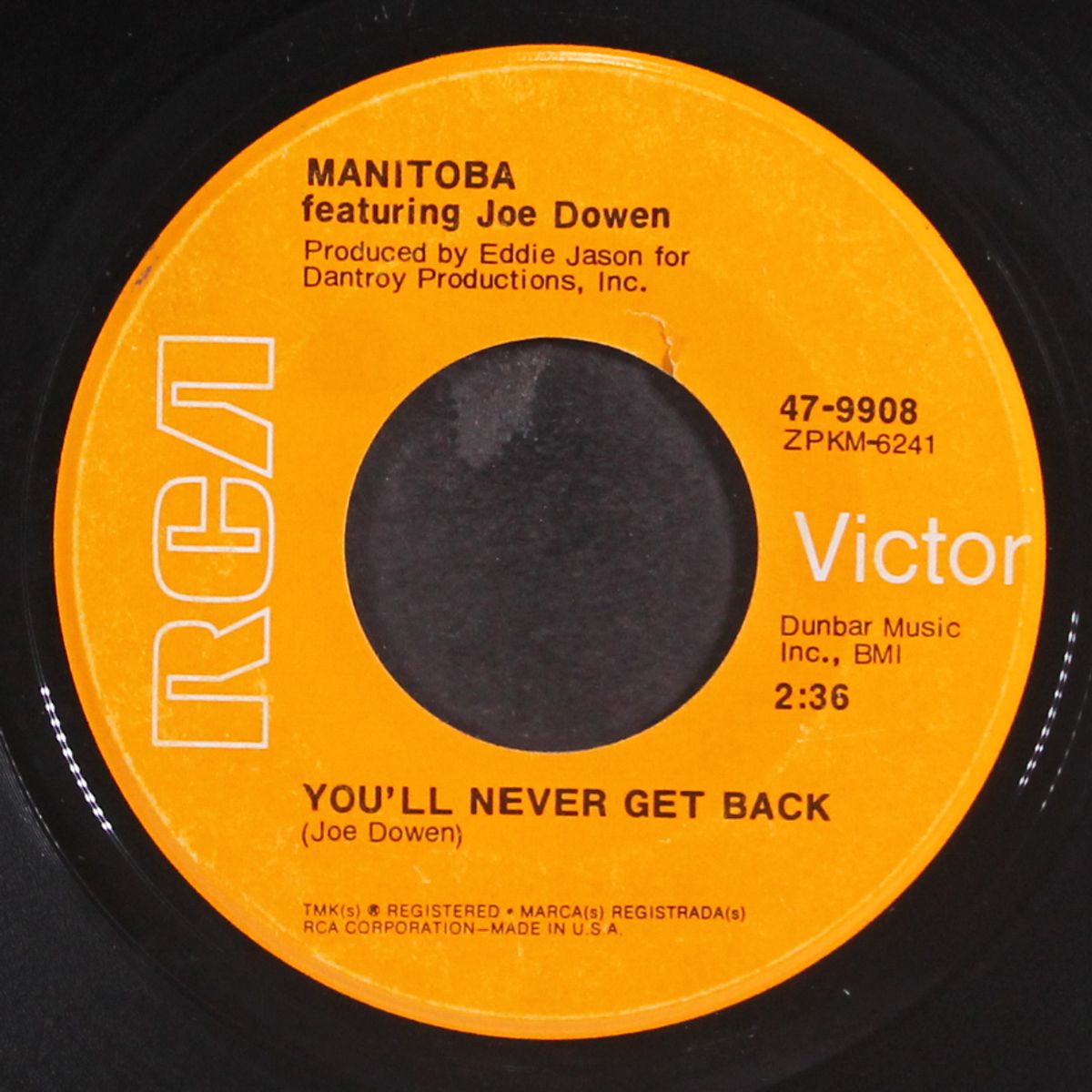 something in you / you'll never get back by MANITOBA W/ JOE DOWEN