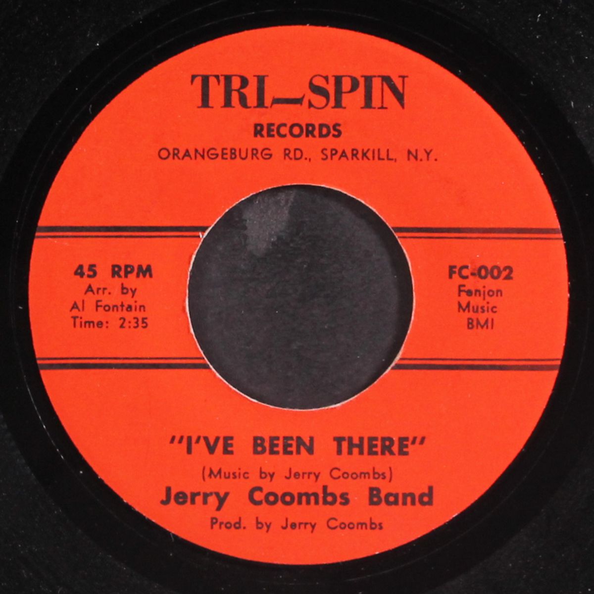 i've been there / i've been searchin' by JERRY COOMBS / TONY FOX