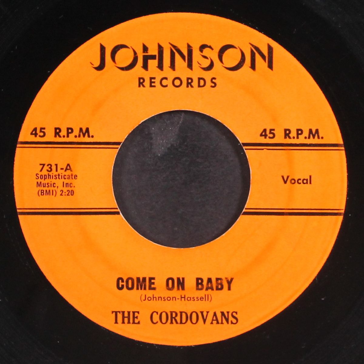 my heart / come on baby by CORDOVANS