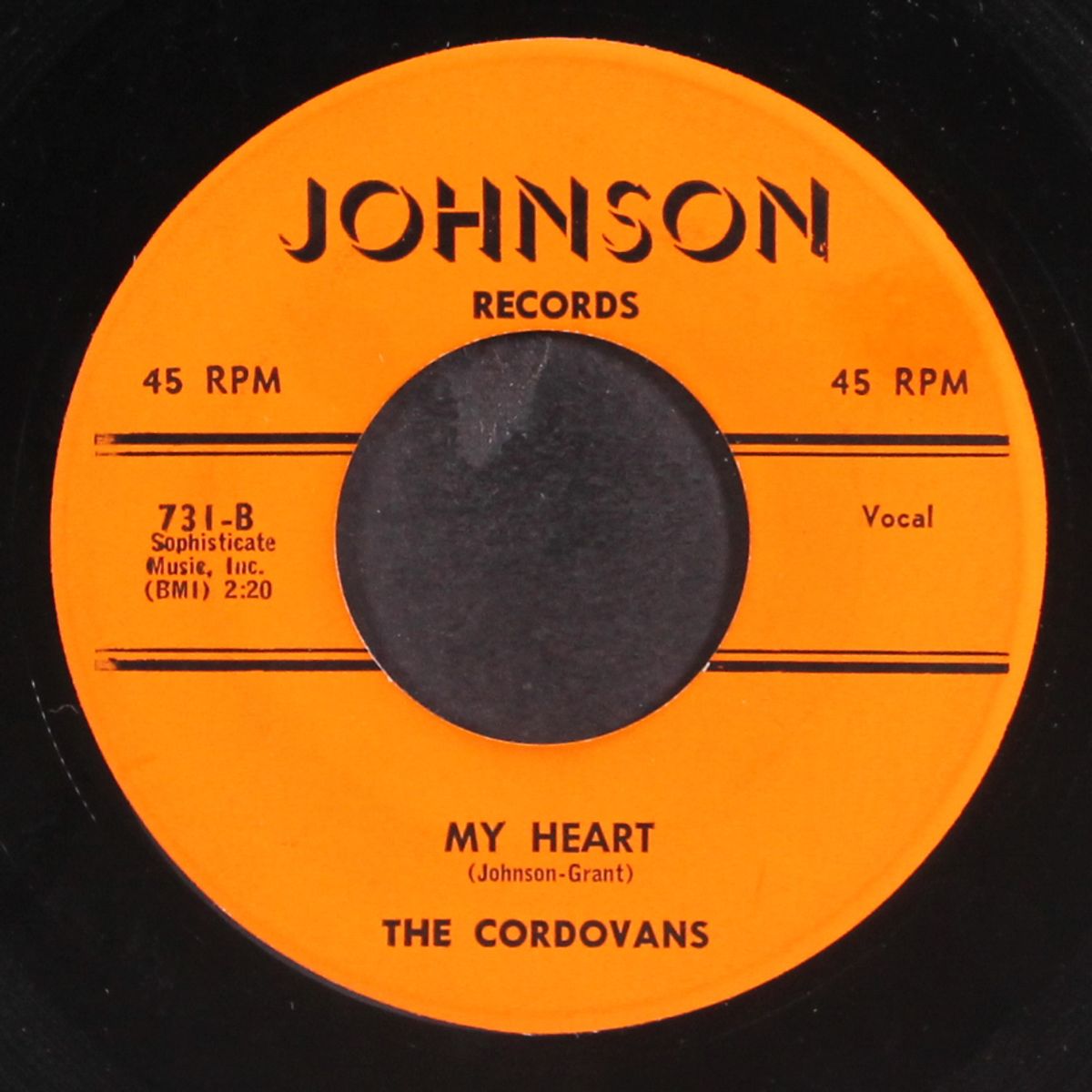 my heart / come on baby by CORDOVANS