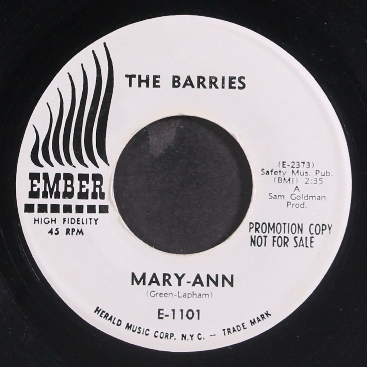 tonight-tonight / mary-ann by BARRIES