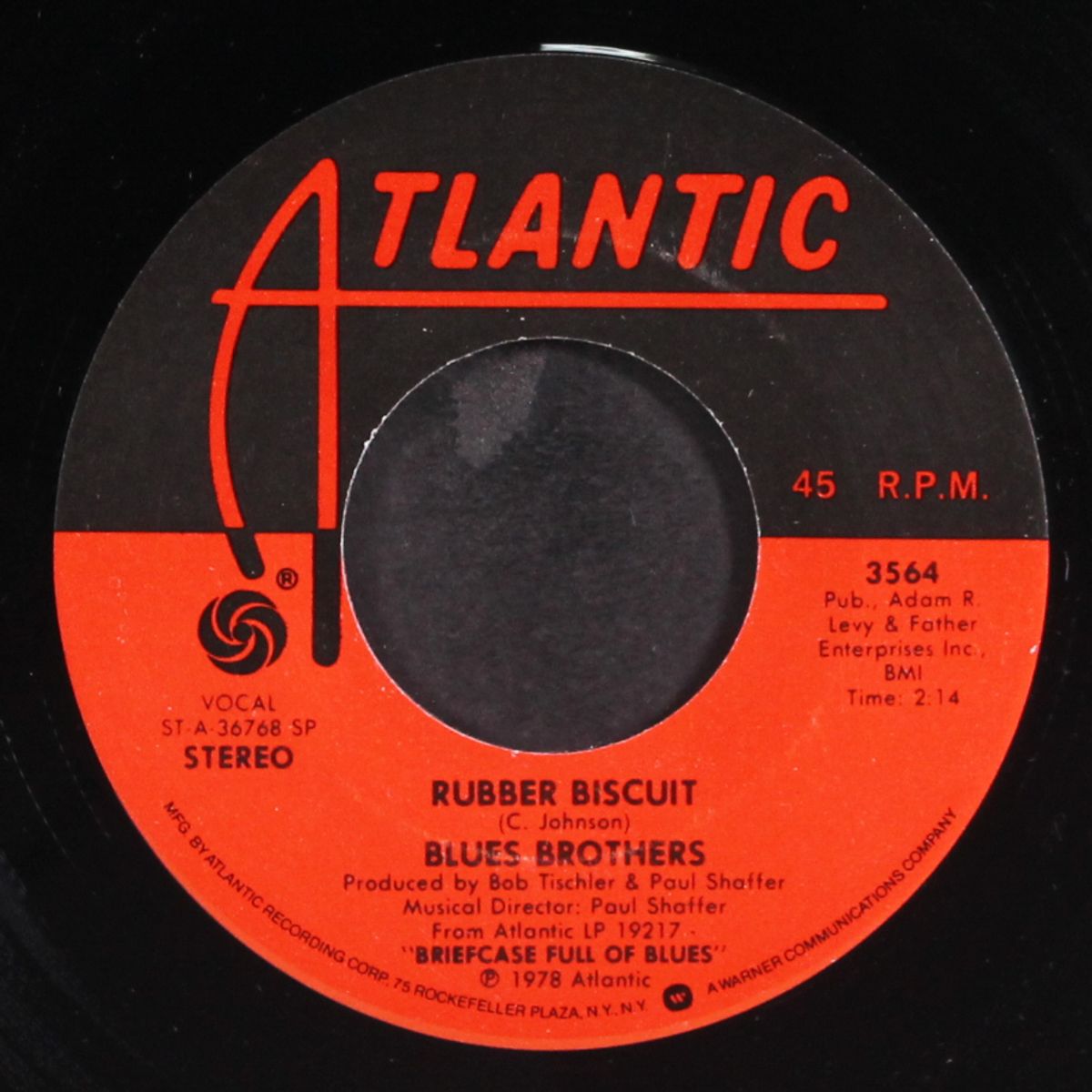 rubber biscuit / b movie box car blues by BLUES BROTHERS