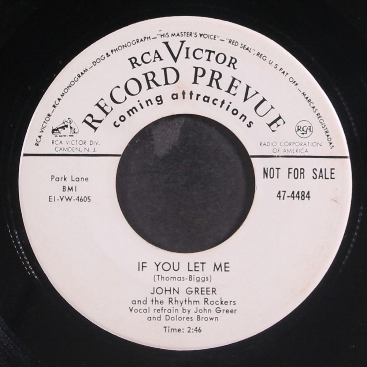 strong red whiskey / if you let me by JOHN GREER