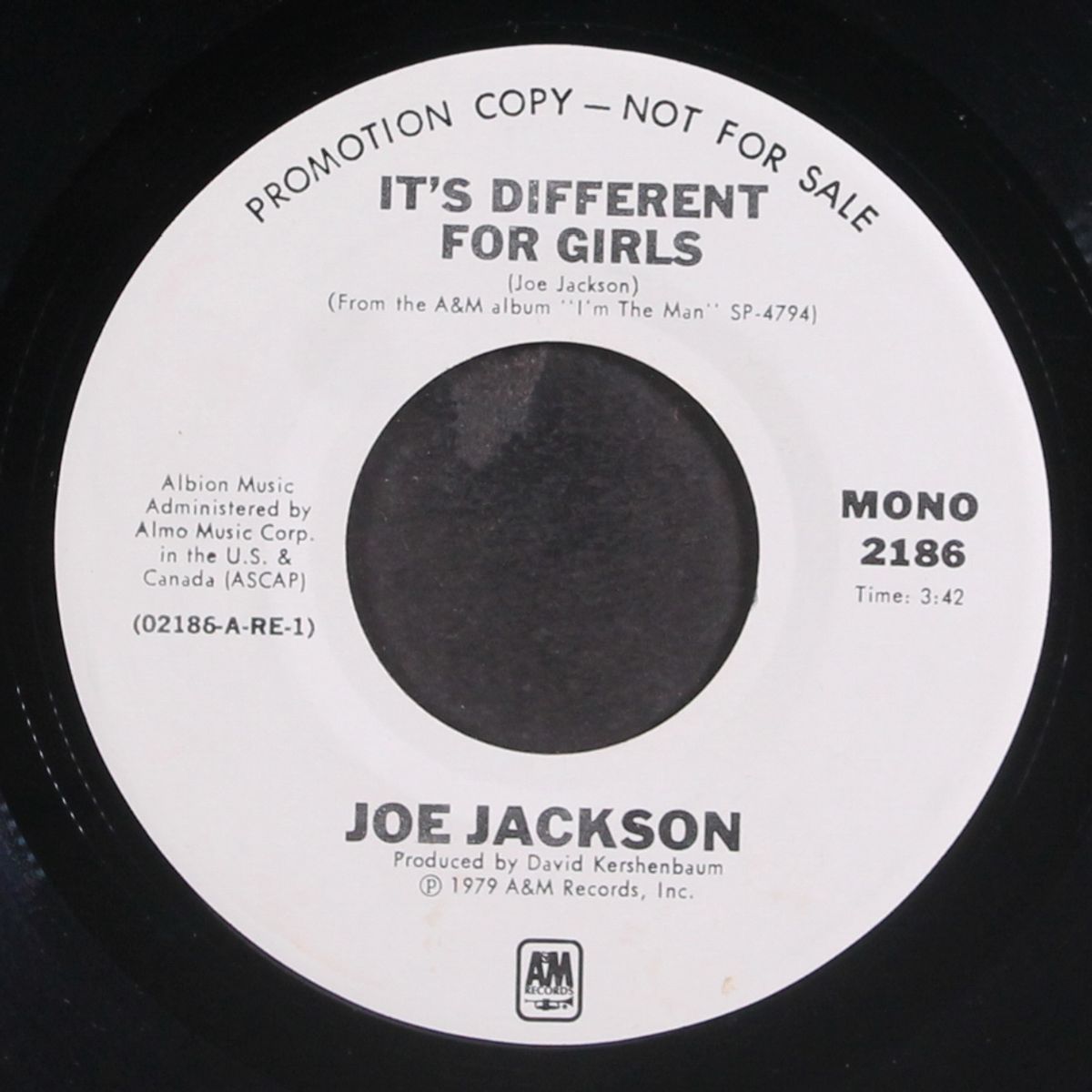 it's different for girls / mono by JOE JACKSON