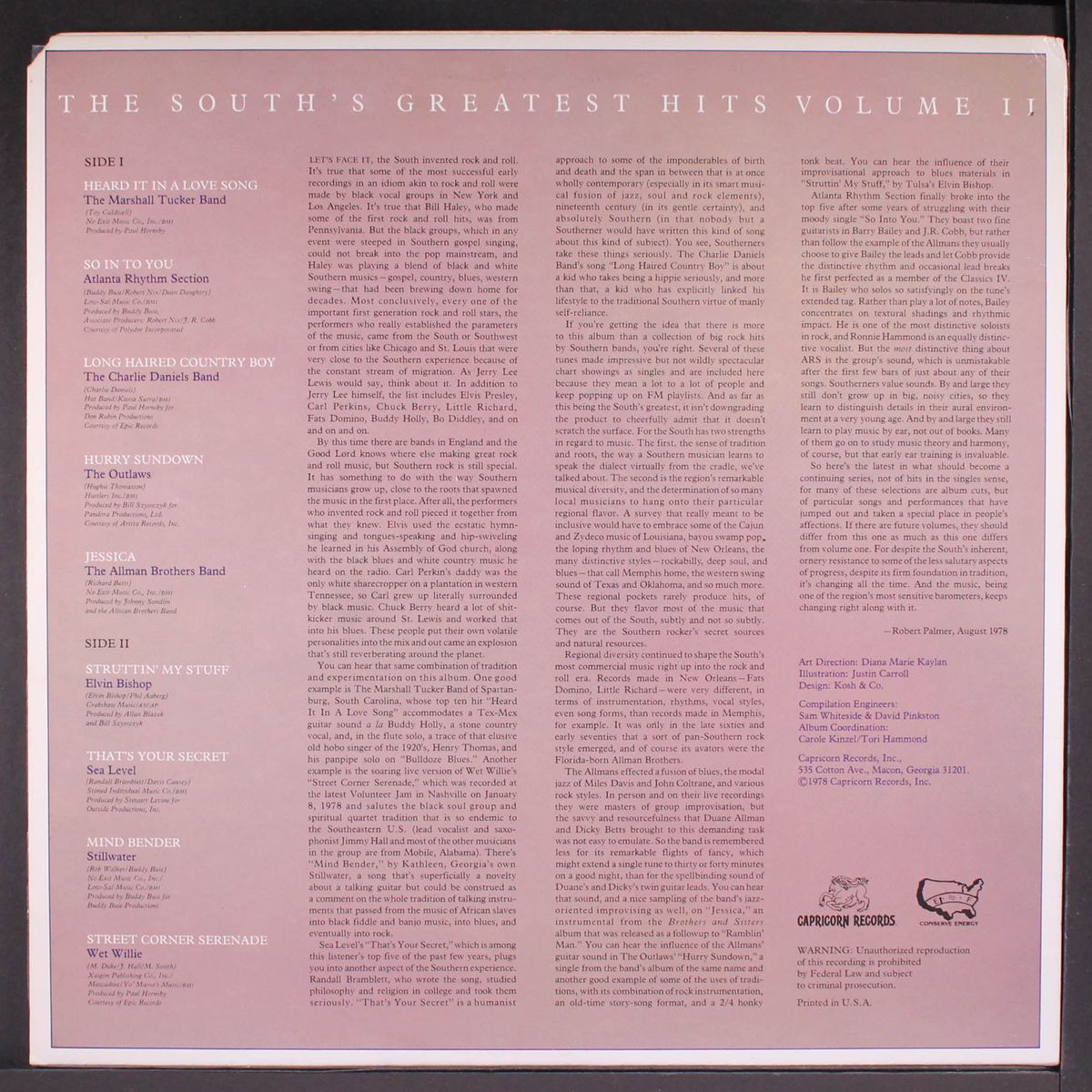 the south's greatest hits, vol. 2 by VARIOUS