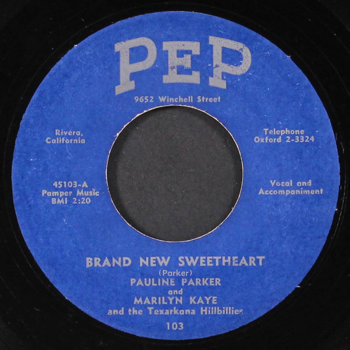 brand new sweetheart / i'm yours all yours by PAULINE PARKER & MARILYN KAYE