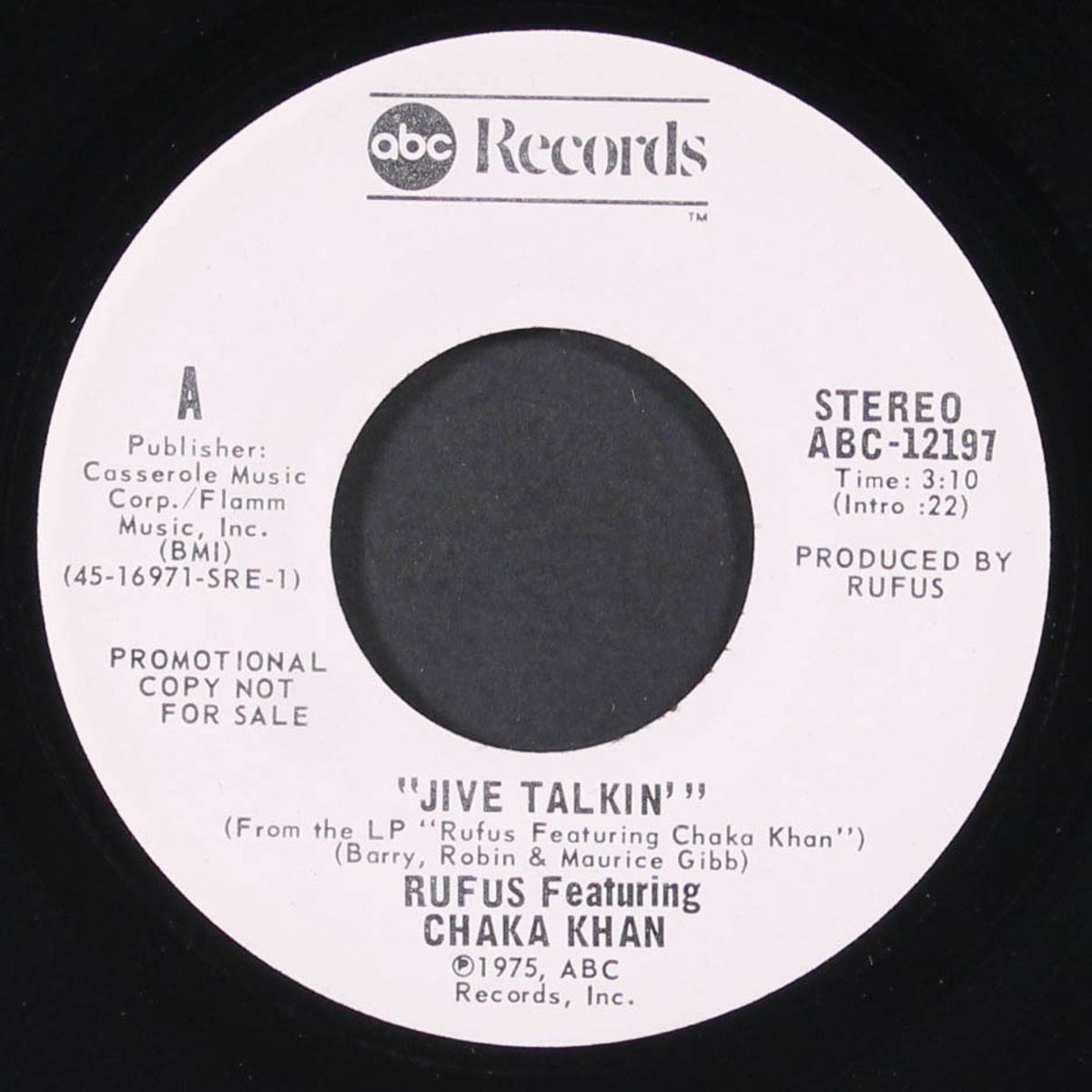 jive talkin / mono by RUFUS FEATURING CHAKA KHAN