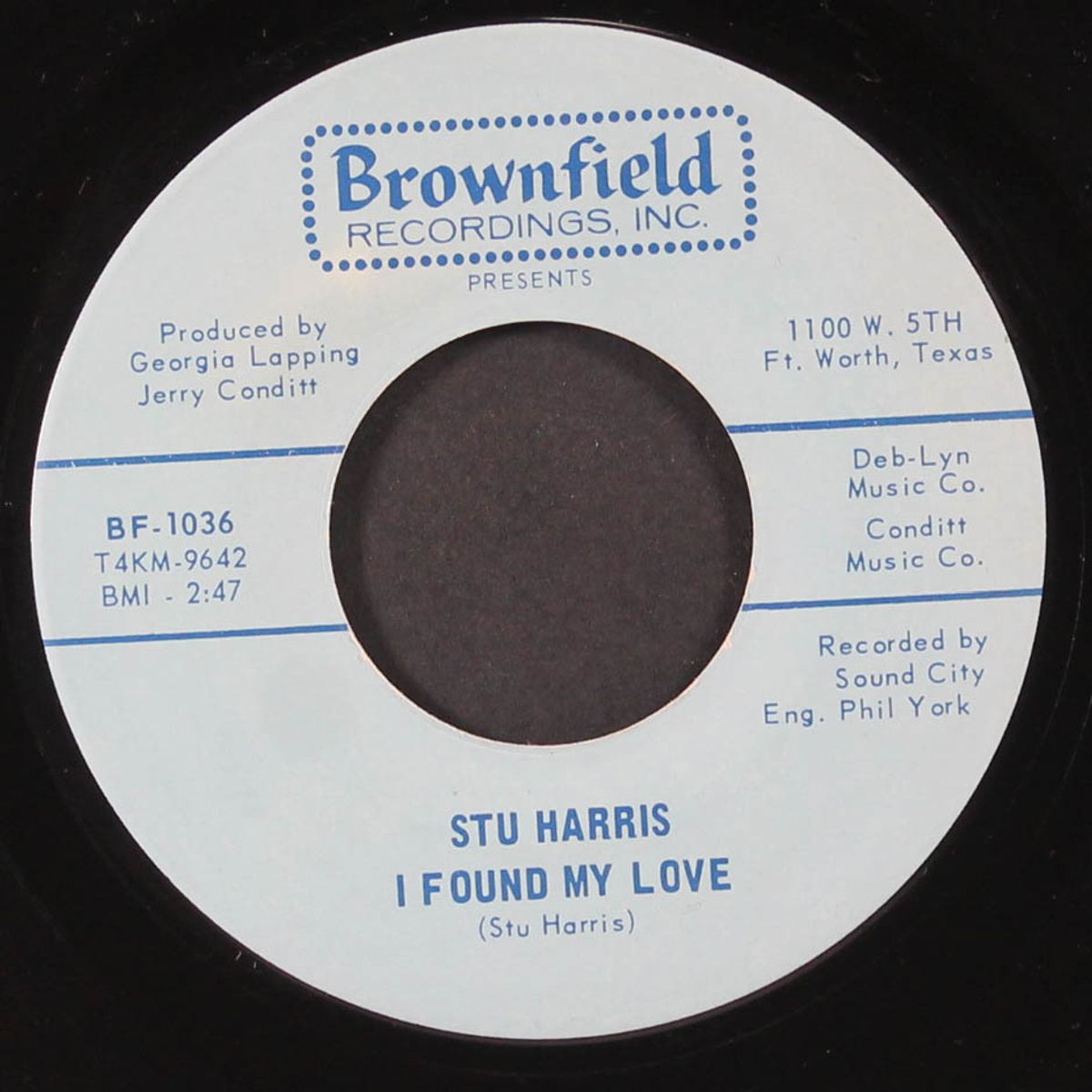 i found my love / chop fooey by STU HARRIS