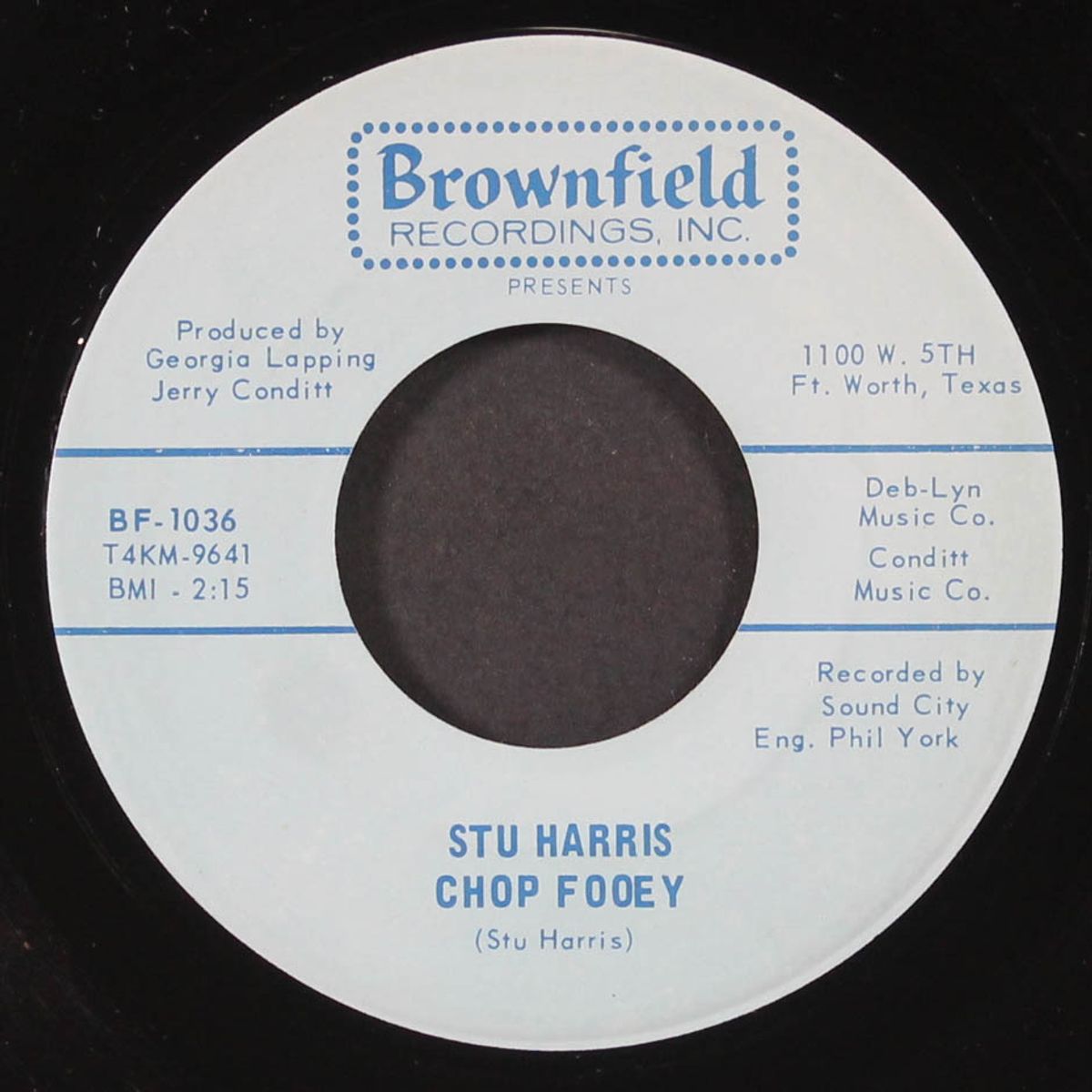 i found my love / chop fooey by STU HARRIS