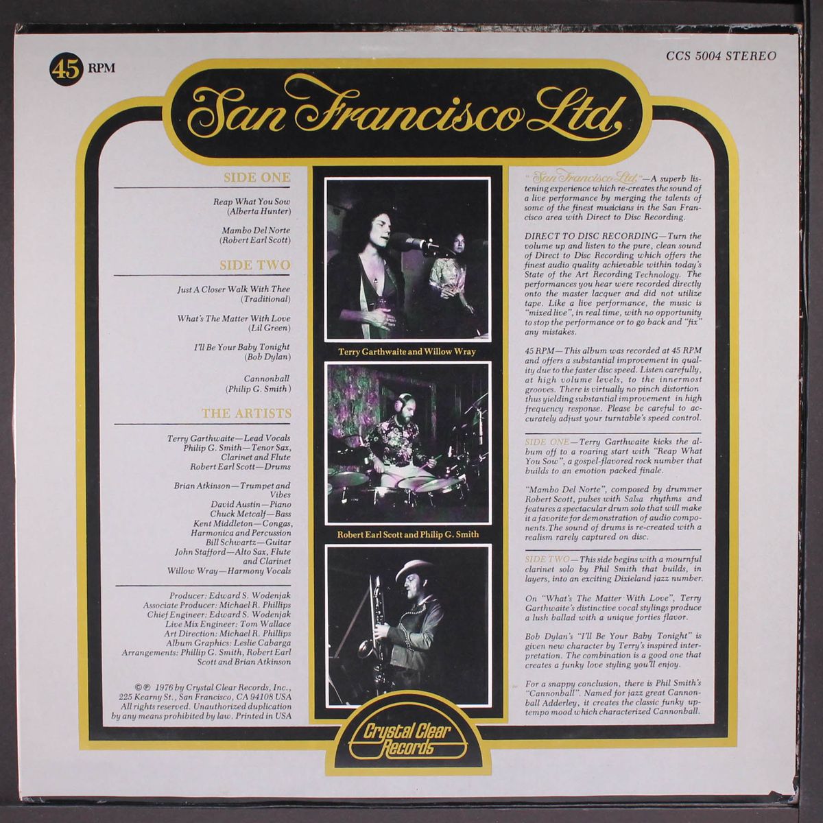 san francisco ltd. by SAN FRANCISCO LTD.