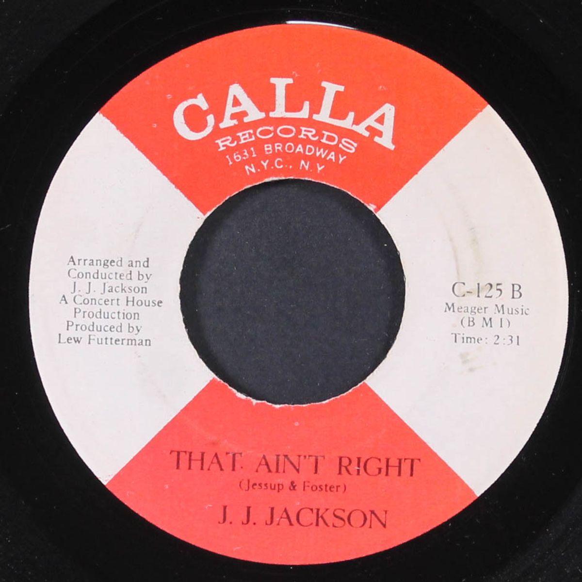 that ain't right / i dig girls by J.J. JACKSON