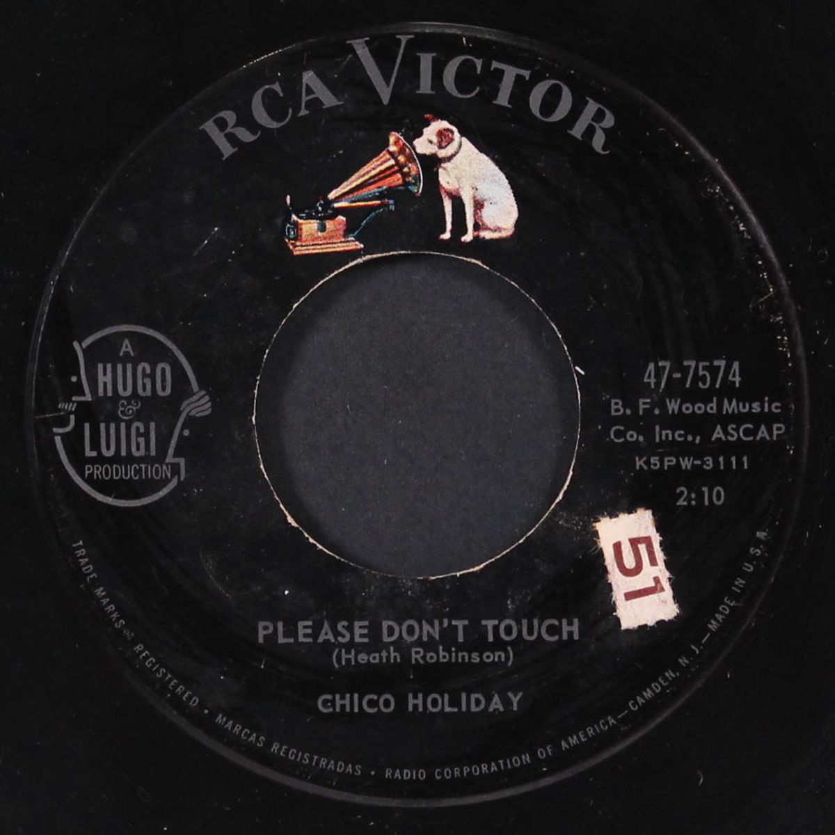 please don't touch / lonesome stranger by CHICO HOLIDAY