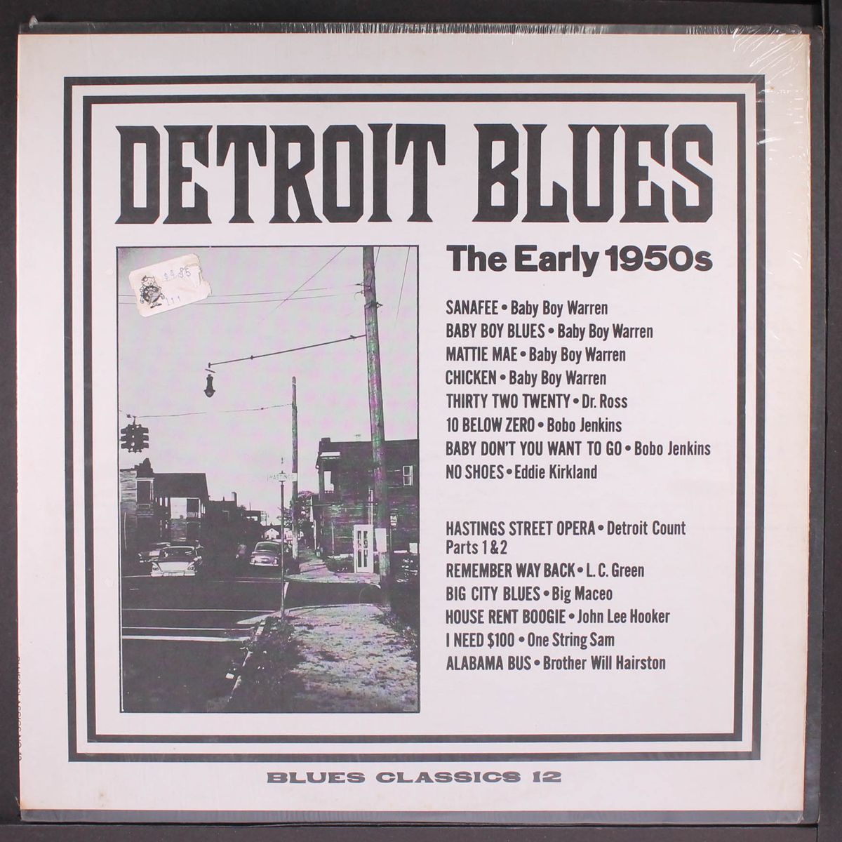 detroit blues, the early 1950's by VARIOUS