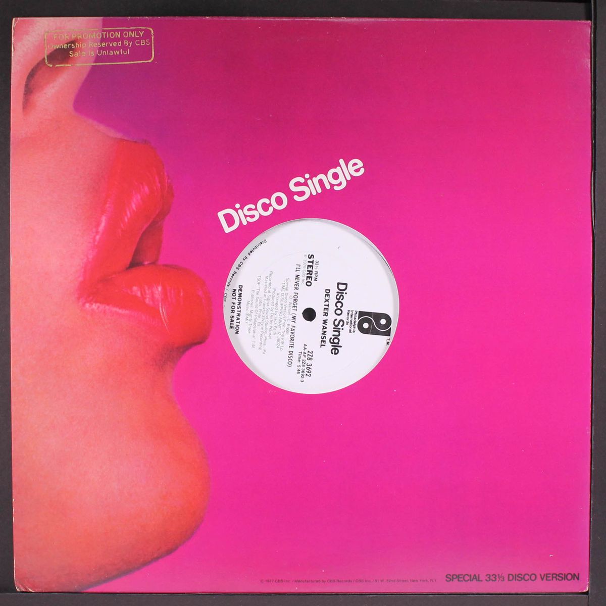i'll never forget by DEXTER WANSEL