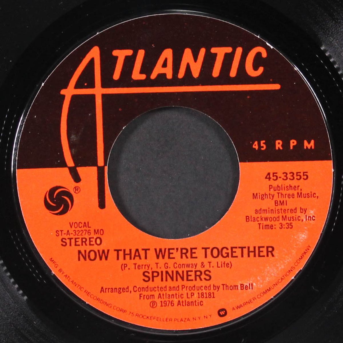 the rubberband man / now that we're together by SPINNERS