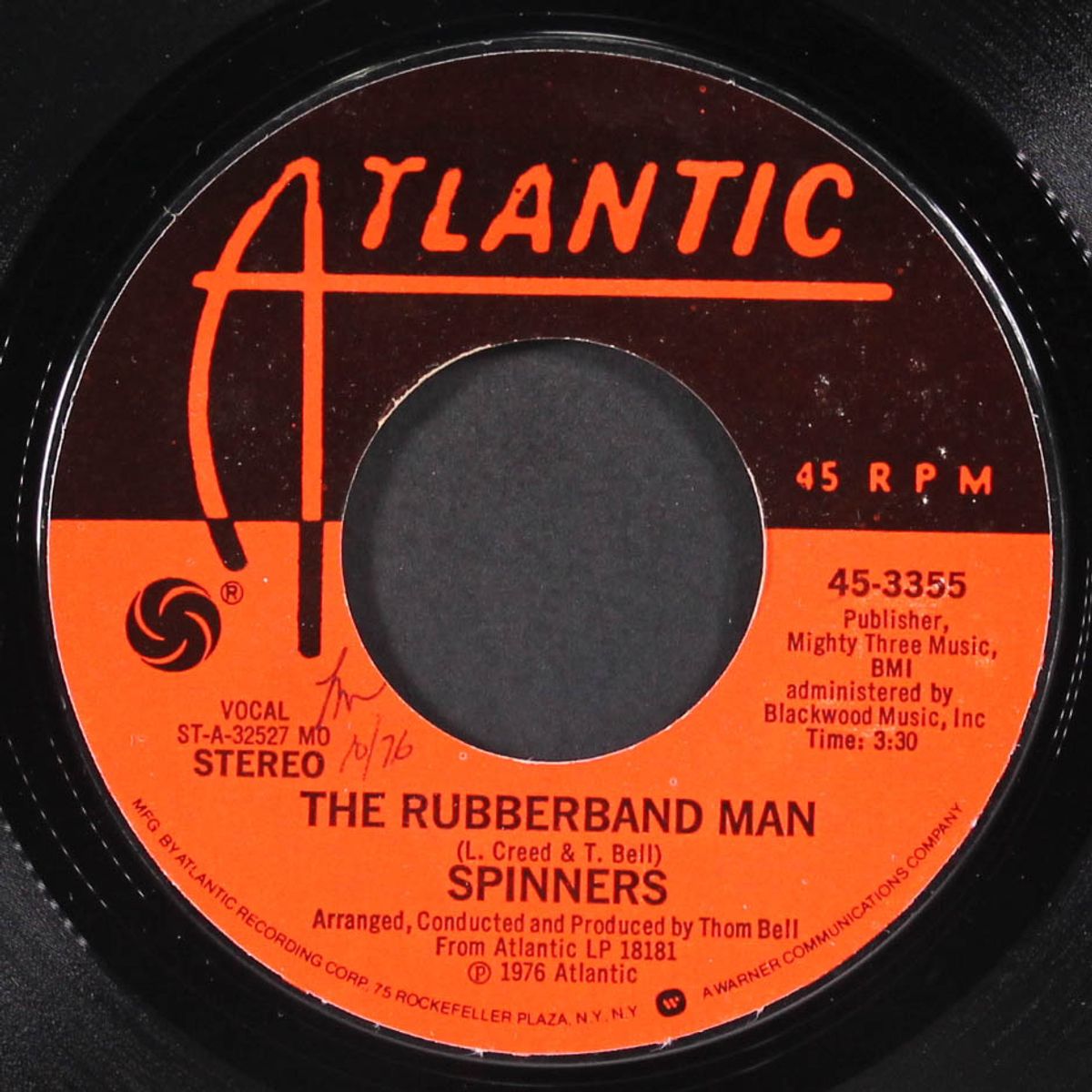 the rubberband man / now that we're together by SPINNERS