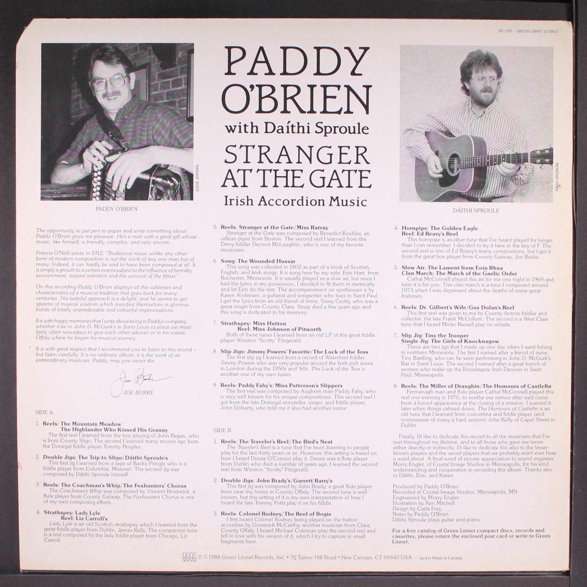 stranger at the gate by PADDY O'BRIEN
