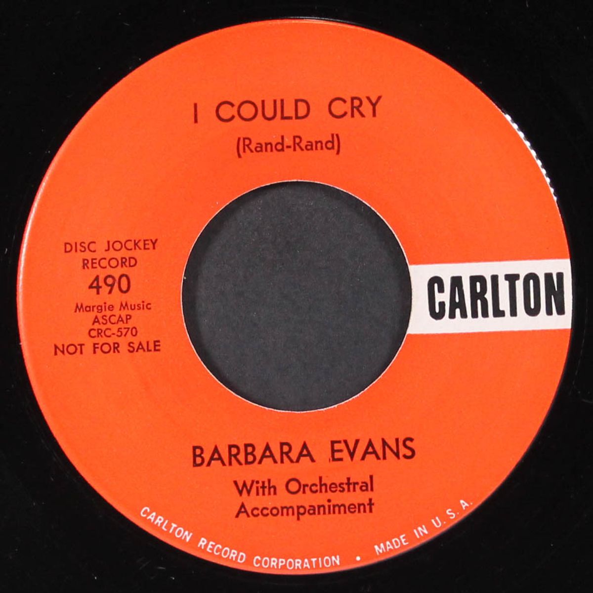 jimmy, my darling / i could cry by BARBARA EVANS