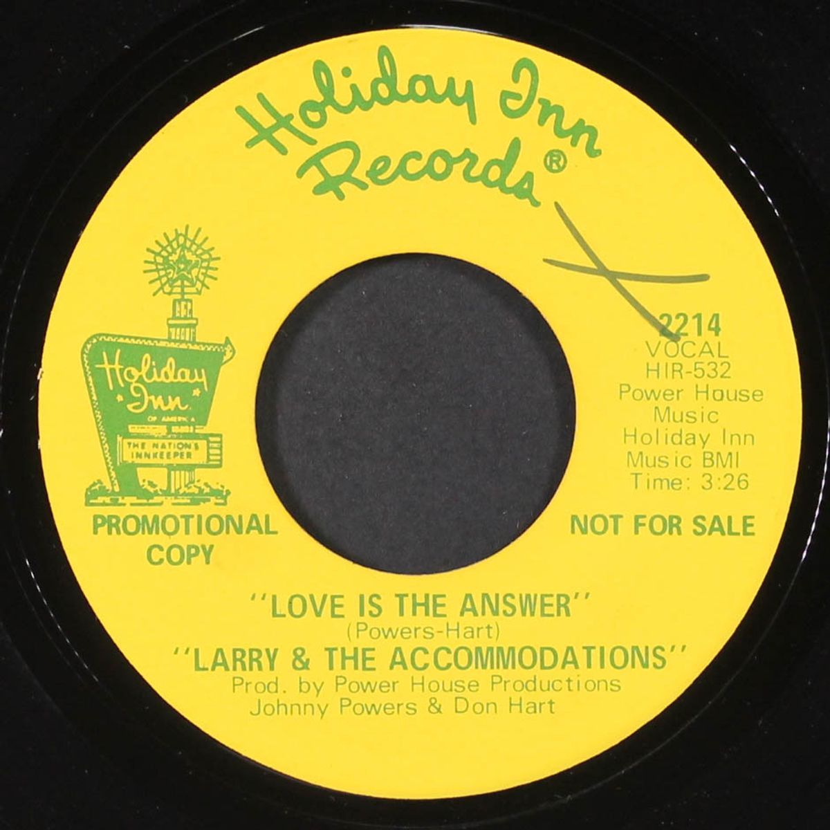 i wanna hold you / love is the answer by LARRY & ACCOMMODATIONS