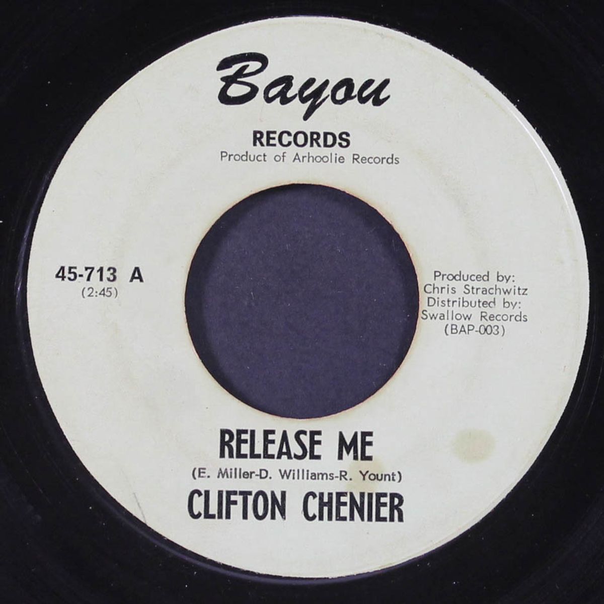 release me / ton na na by CLIFTON CHENIER