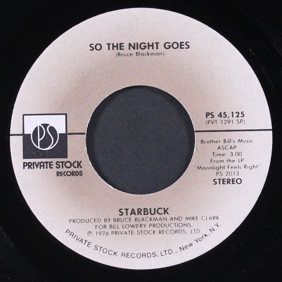 lucky man / so the night goes by STARBUCK