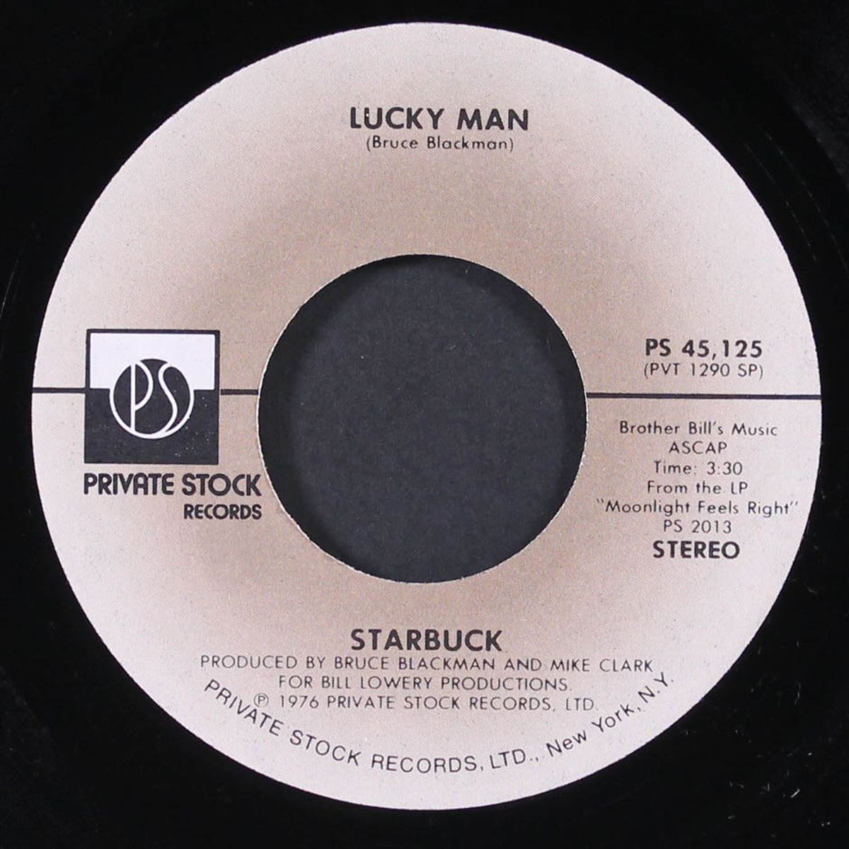 lucky man / so the night goes by STARBUCK