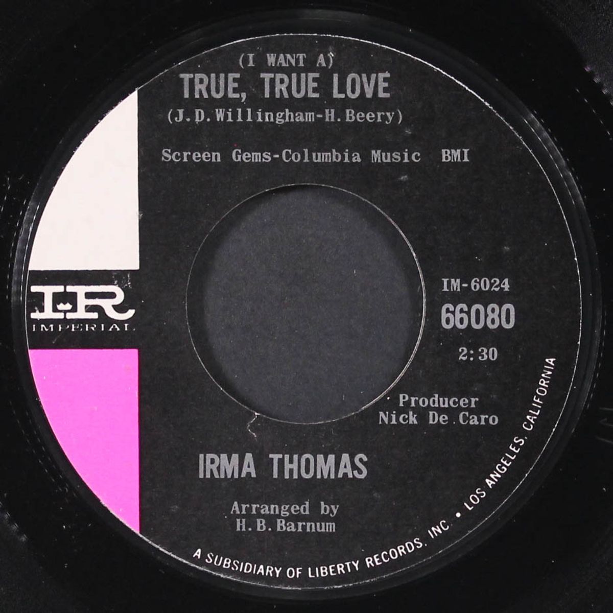 true, true love / he's my guy by IRMA THOMAS