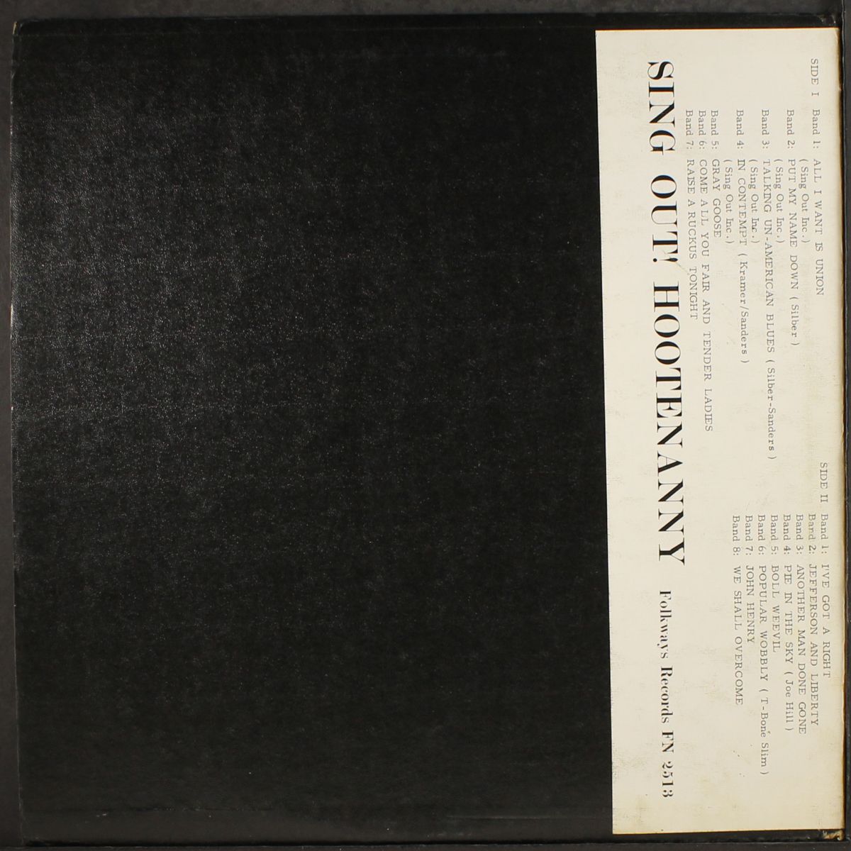 sing out! hootenanny by PETE SEEGER