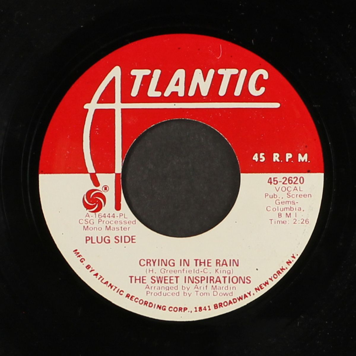 crying in the rain / everyday will be like a holiday by SWEET INSPIRATIONS