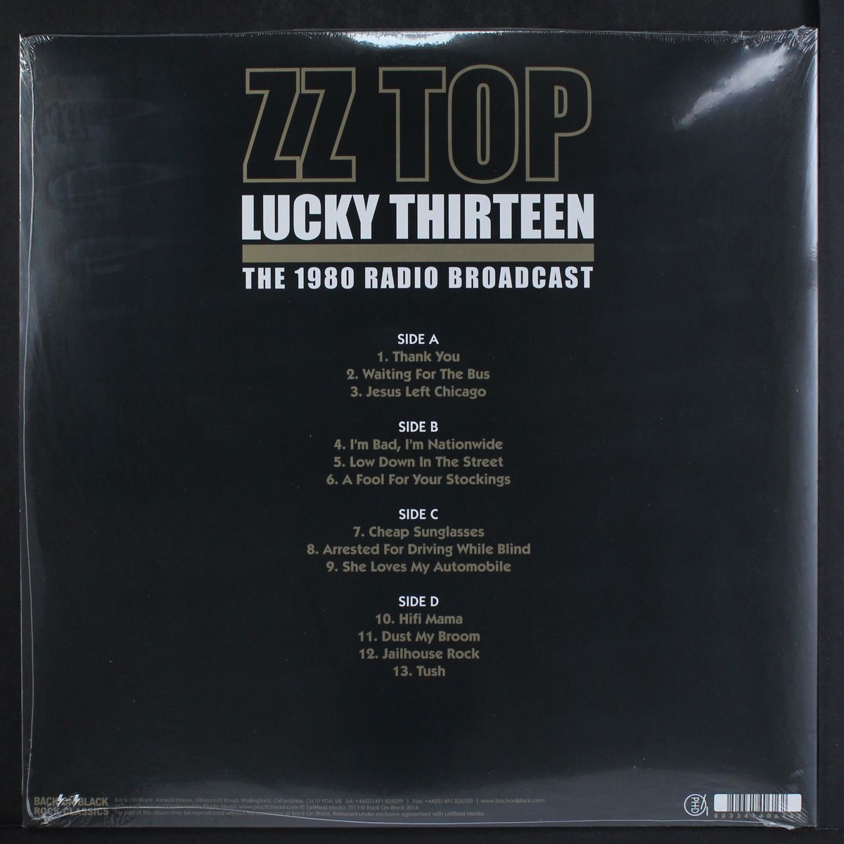 lucky thirteen: the 1980 radio broadcast by ZZ TOP