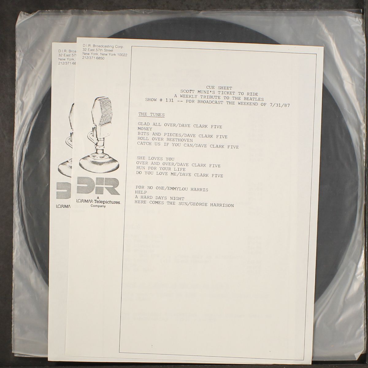 scott muni's ticket to ride by BEATLES