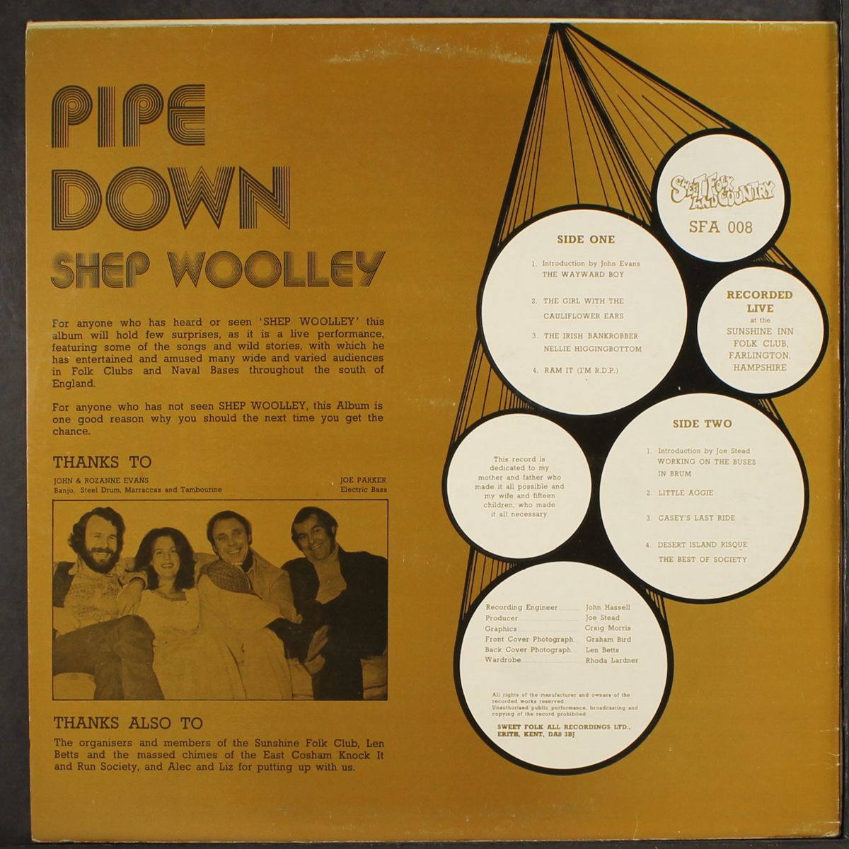 pipe down by SHEP WOOLLEY