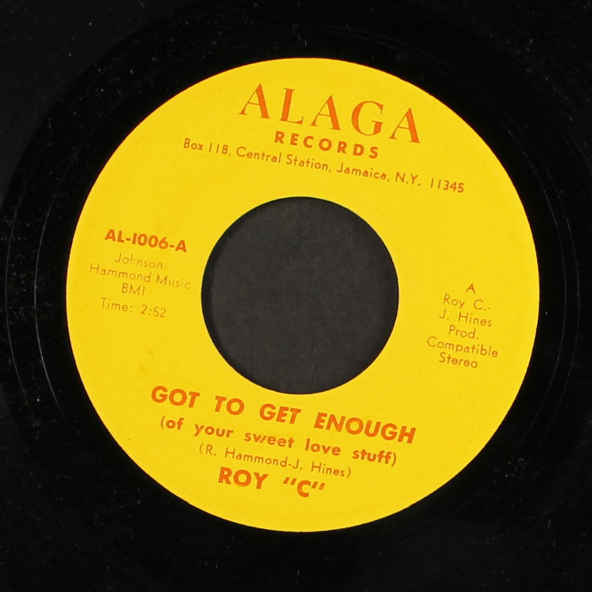 got to get enough / open letter to the president by ROY C