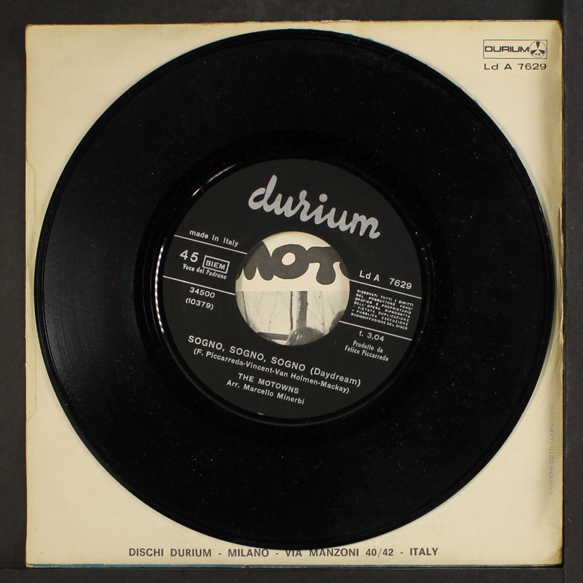 sogno, sogno, sogno / hello to mary by MOTOWNS