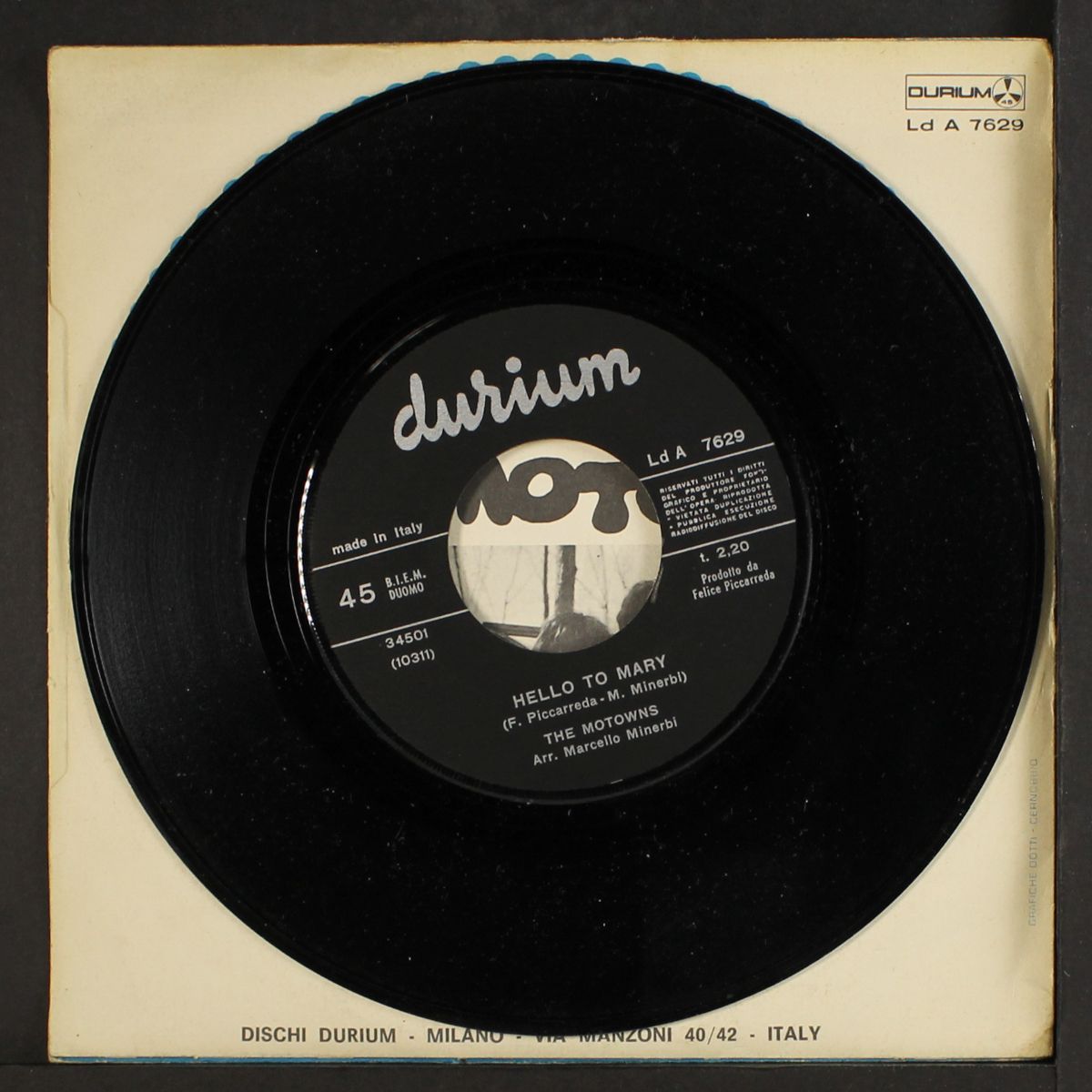 sogno, sogno, sogno / hello to mary by MOTOWNS