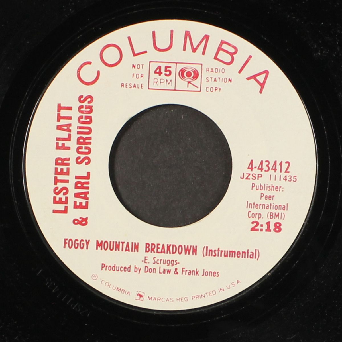 foggy mountain breakdown / memphis by LESTER FLATT & EARL SCRUGGS